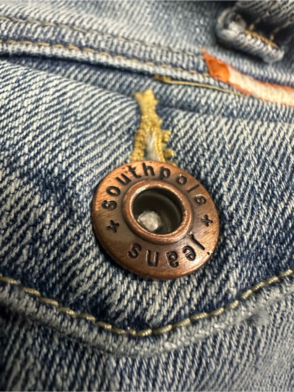 VTG South Pole Y2K Low Rise Pintuck Flare Jeans Size 1 [21] - Picture 7 of 7